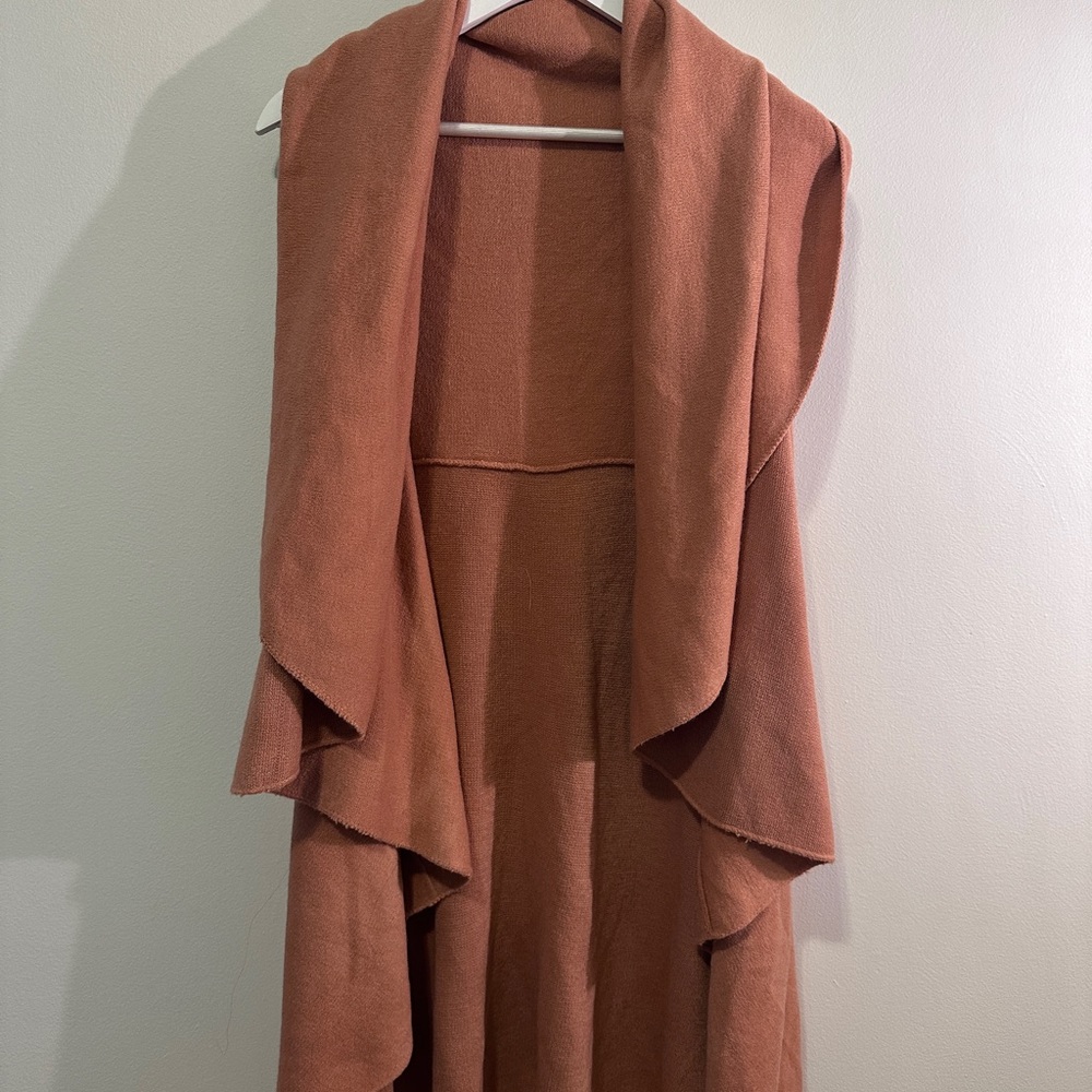 Drape Front Sweater Vest - One Size